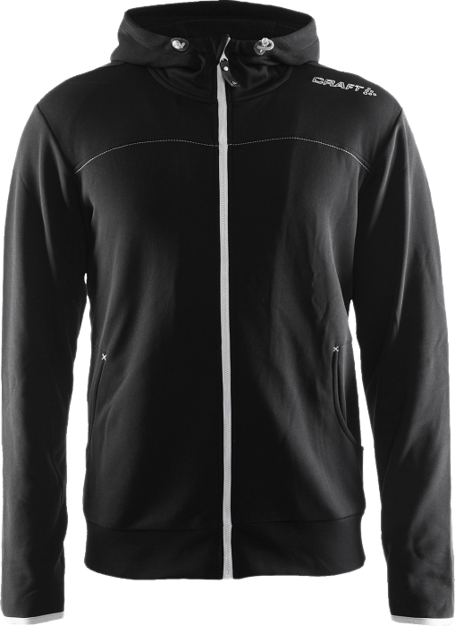 Craft - Leisure Full Zip Hood Men - Zwart