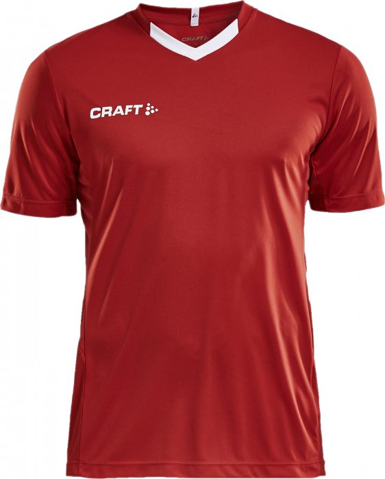 Craft - Progress Contrast Jersey Junior - Rot