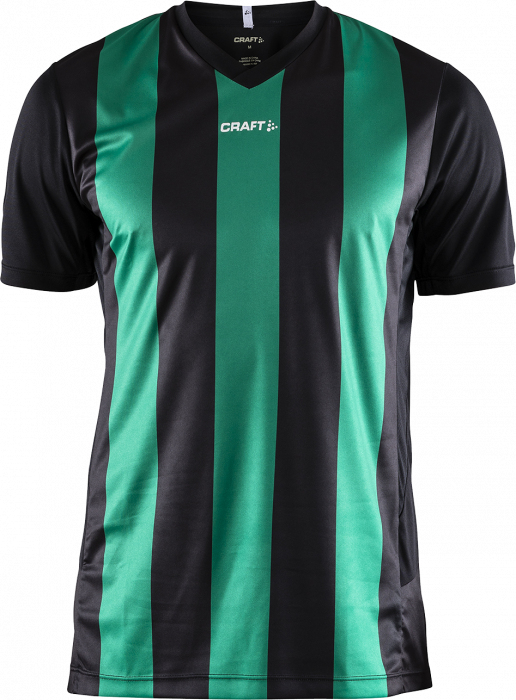 Craft - Progress Jersey Stripe Men - Negro & verde