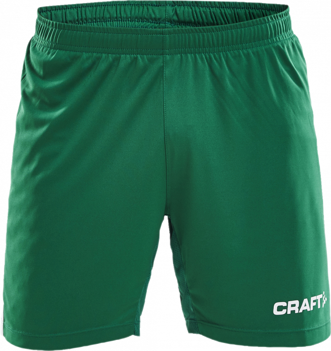 Craft - Progress Contrast Shorts Kids - Groen & wit