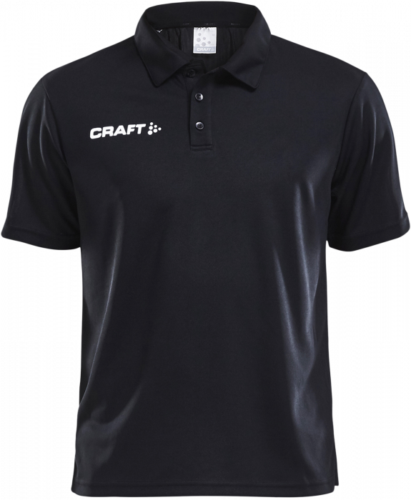 Craft - Progress Polo Pique Youth - Preto & branco