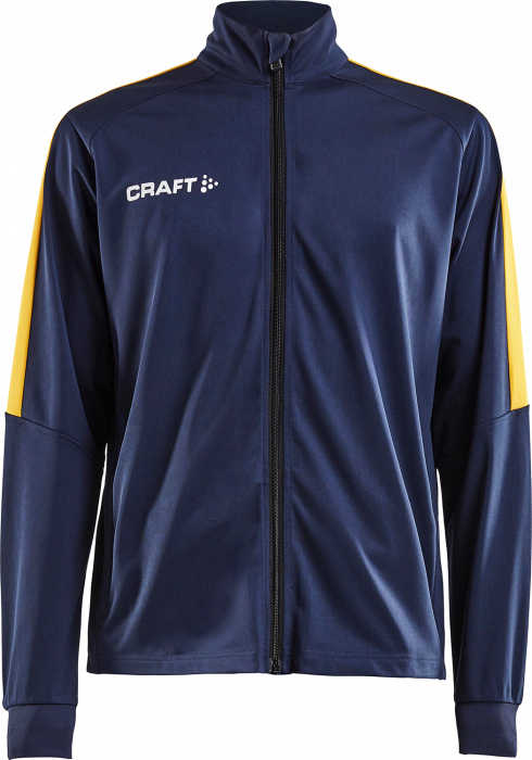 Craft - Progress Jacket - Marineblau & gelb