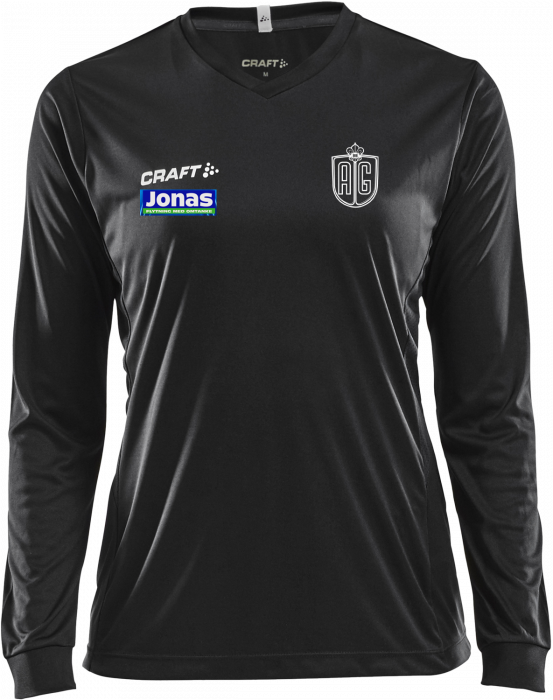 Craft - Squad Jersey Solid Ls Woman - Noir