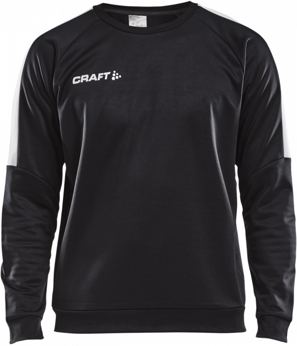 Craft - Progress R-Neck Sweather Youth - Negro & blanco