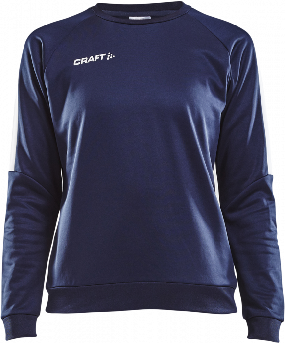 Craft - Progress R-Neck Sweather Women - Blu navy & bianco