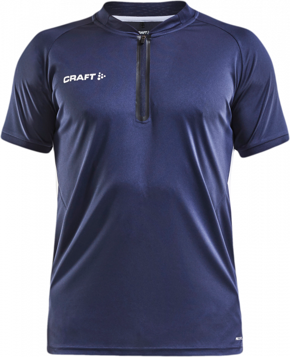 Craft - Pro Control Impact Polo Men - Marineblauw & wit