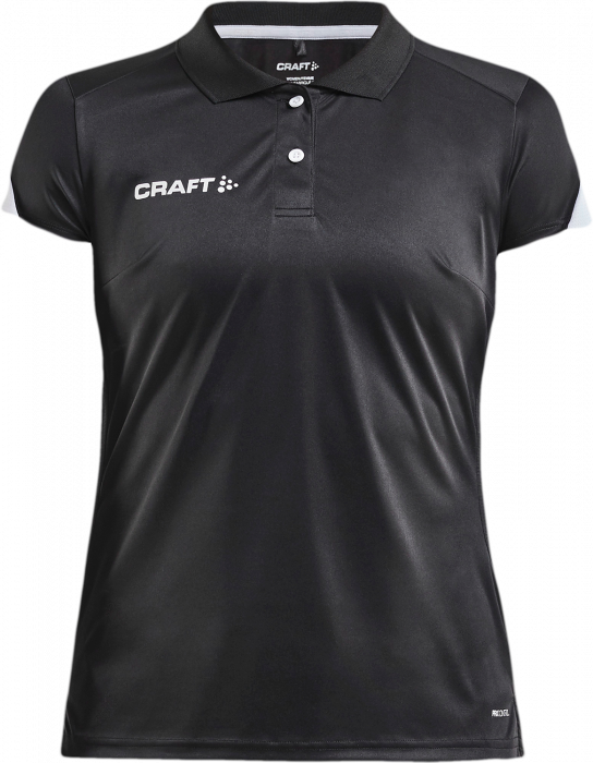 Craft - Pro Control Impact Polo Dame - Nero & bianco