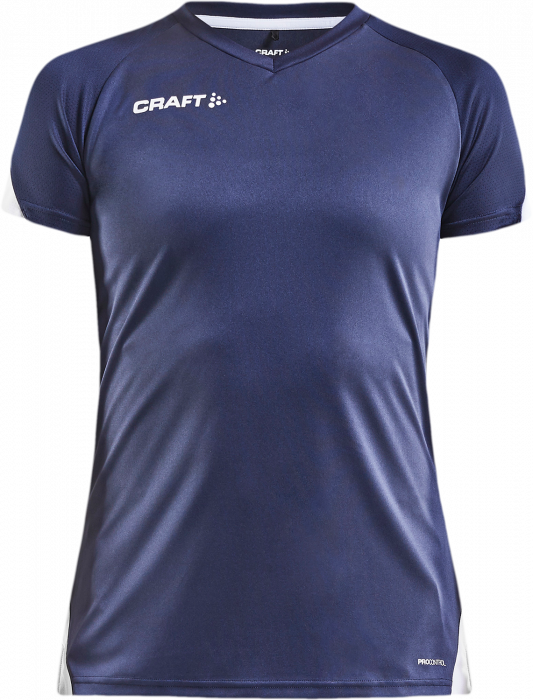 Craft - Pro Control Impact Tee Women - Granatowy & biały