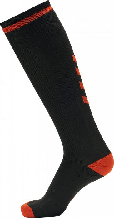 Hummel - Elite Indoor Sock Long - Schwarz & ombre blue melange