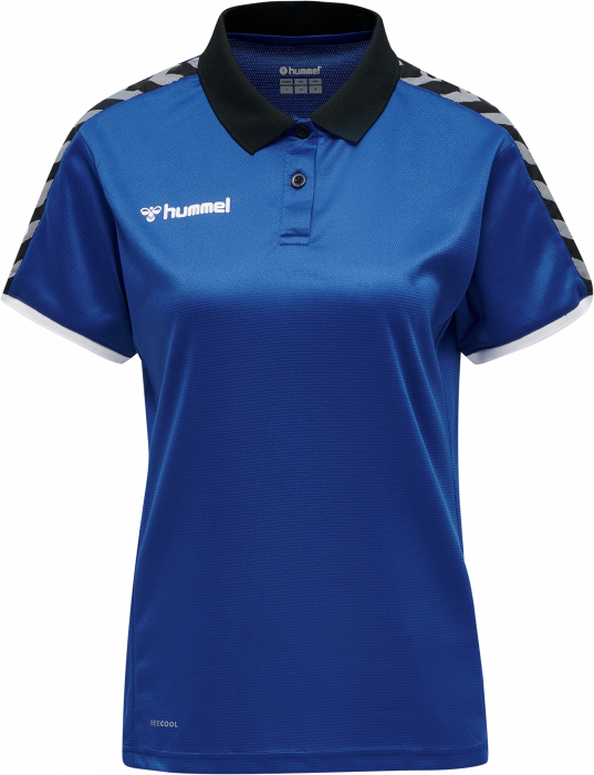 Hummel - Authentic Woman Functional Polo - True Blue & black