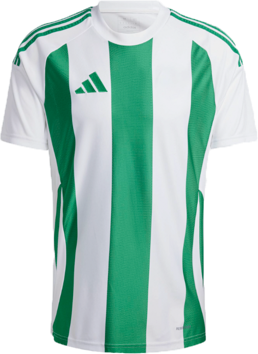 Adidas - Striped 24 Player Jersey - Blanc & t green