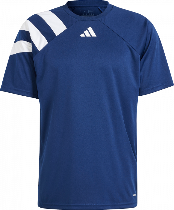 Adidas - Fortore 23 Player Jersey - T Navy Blue & bianco