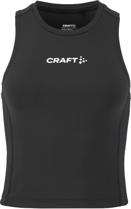 Craft - Rush 2.0 Crop Singlet Women - Negro