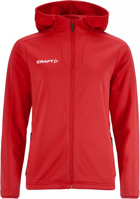 Craft - Evolve 2.0 Brushed Hood Jacket Women - Rojo