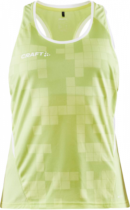 Craft - Pro Control Impact Sleeveless Top Women - Giallo & white