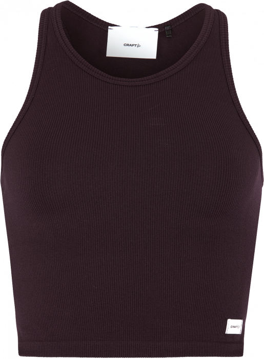 Craft - Collective Rib Tank Top Dame - DK plum