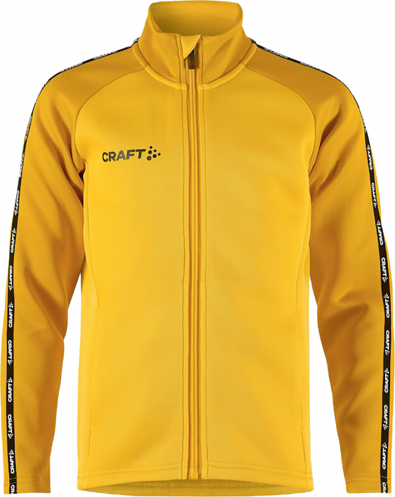 Craft - Squad 2.0 Full Zip Jr - Sweden Yellow  & gold