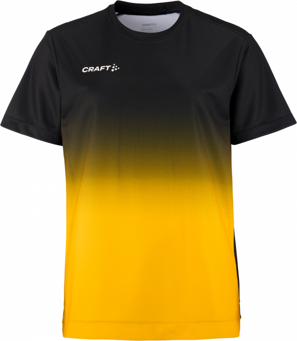 Craft - Evolve 2.0 Structured Graphic Jersey Women - Black & sweden yellow 