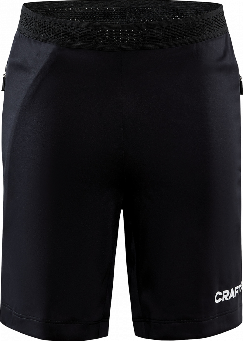 Craft - Evolve Zip Pocket Shorts Junior - Negro