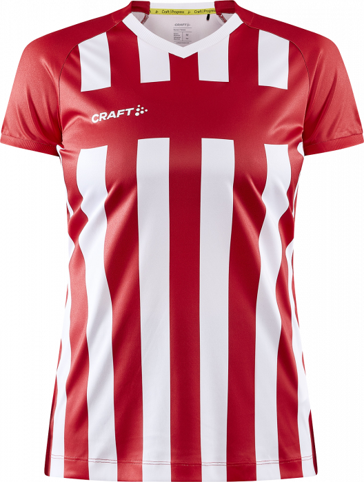 Craft - Progress 2.0 Stripe Jersey Woman - Red & white