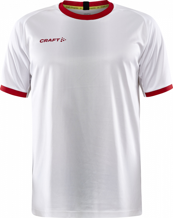 Craft - Progress 2.0 Graphic Jersey Junior - White & red