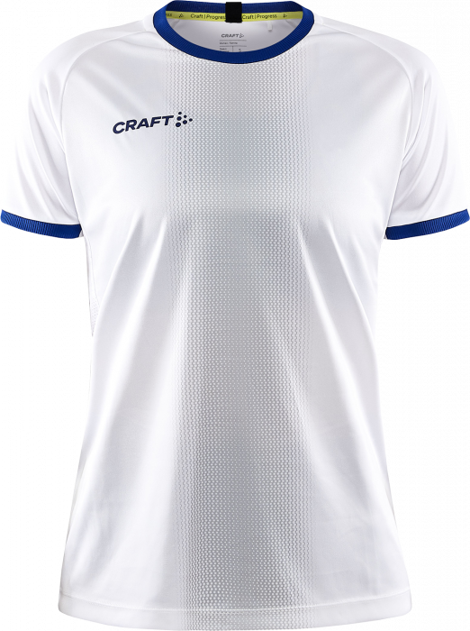 Craft - Progress 2.0 Graphic Jersey Women - Wit & blauw