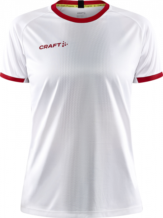 Craft - Progress 2.0 Graphic Jersey Women - Biały & czerwony