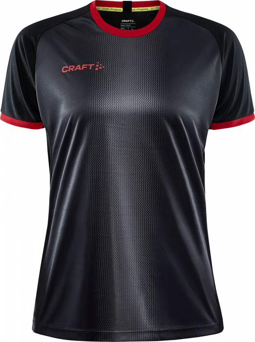 Craft - Progress 2.0 Graphic Jersey Women - Schwarz & rot