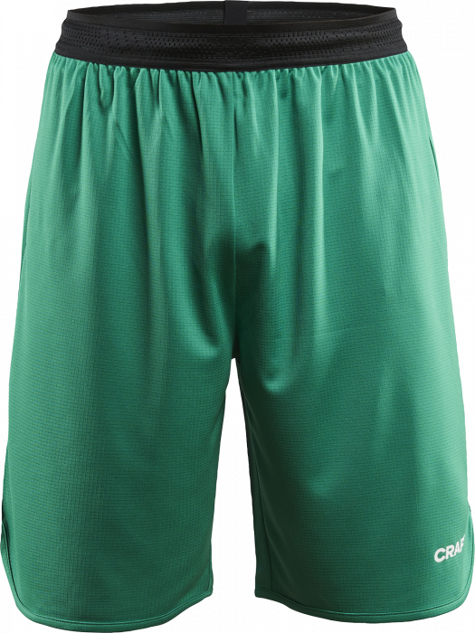 Craft - Progress Basket Shorts Junior - Verde & negro