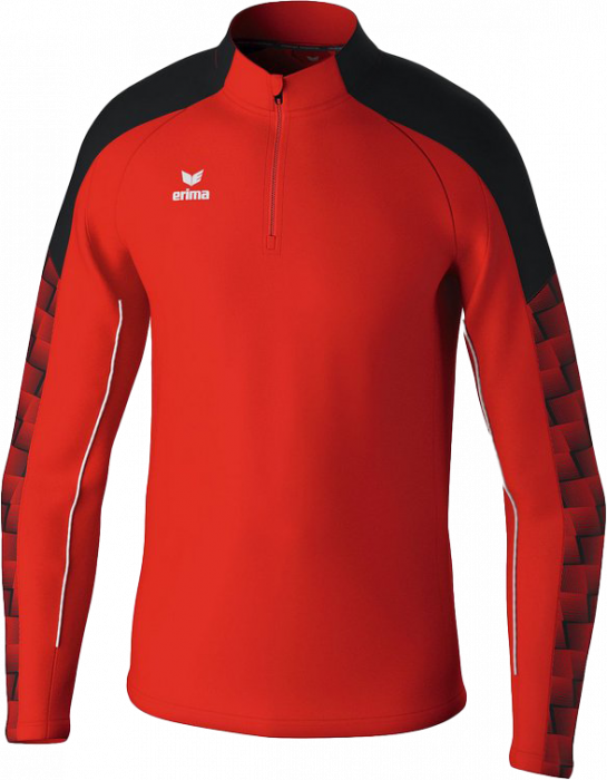 Erima - Evo Star Training Top Half Zip - Vermelho & preto