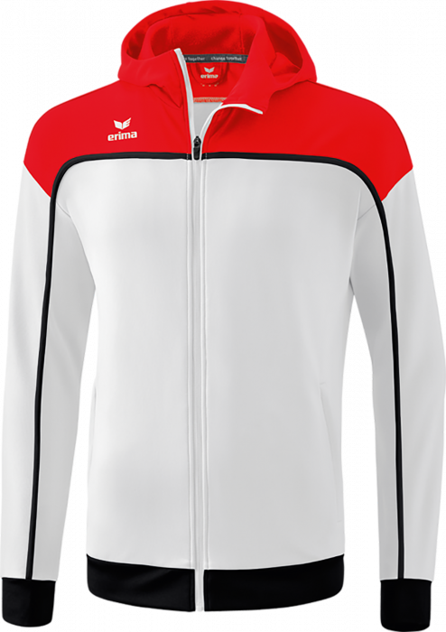 Erima - Change Training Jacket With Hood - Vit & röd