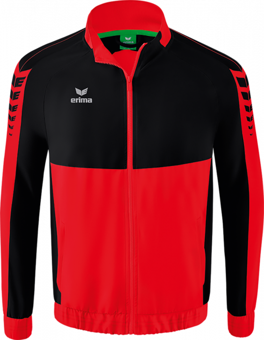 Erima - Six Wings Presentation Jacket - Red & black