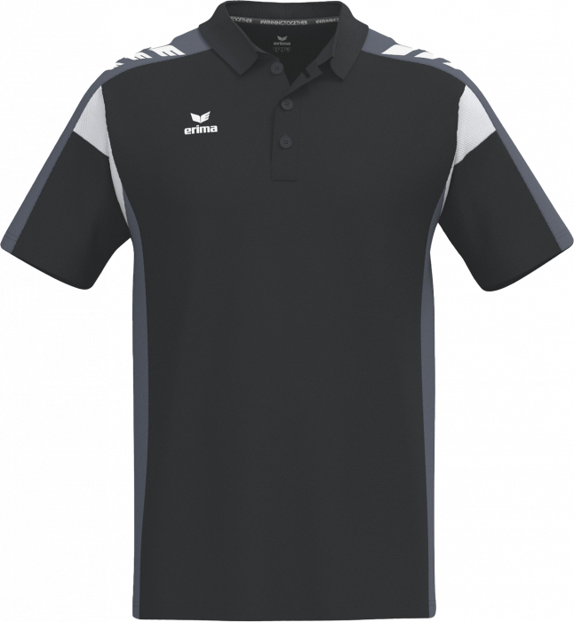 Erima - Celebrate 125 Polo - Zwart & slate grey