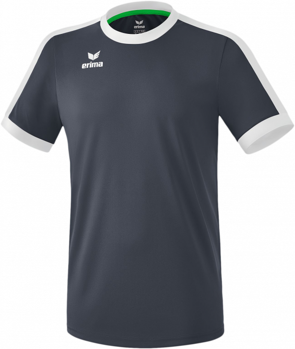 Erima - Retro Star Jersey - Slate Grey & blanc