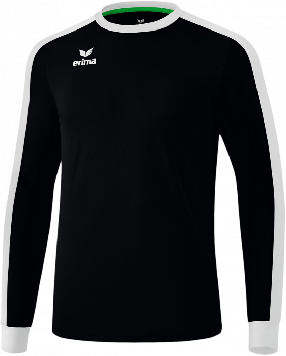 Erima - Retro Star Longsleeve Jersey - Czarny & biały