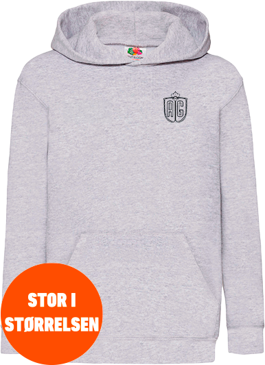 Fruit of the loom - Agh Klassisk Hoodie Kids - Heather Grey