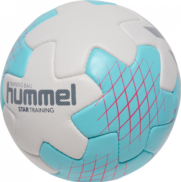 Hummel - Star Training Handball - Light Blue & czerwony