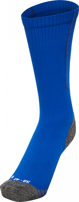 Hummel - Pro Training Socks High - True Blue & blanc