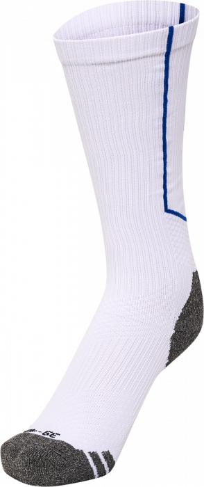Hummel - Pro Training Socks High - Weiß & true blue