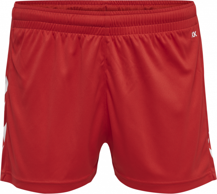 Hummel - Core Xk Poly Shorts Women - True Red & white