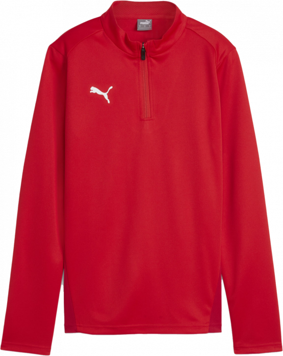 Puma - Team Goal Training Top With Half Zip Women - Vermelho