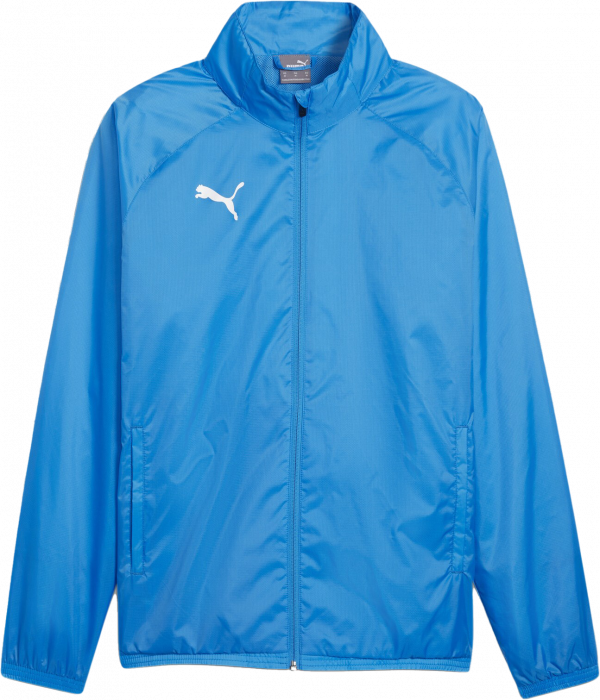 Puma - Teamgoal All Weather Jacket - Blue Lemonade & bianco