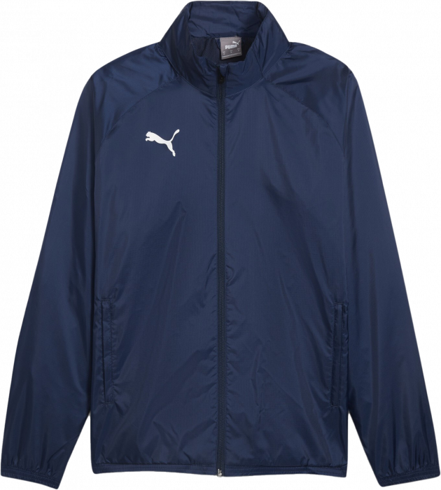 Puma - Teamgoal All Weather Jacket - Marine & blanc