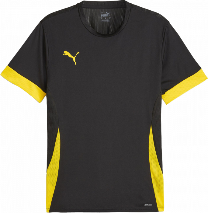 Puma - Teamgoal Matchday Jersey - Preto & fluro yellow pes