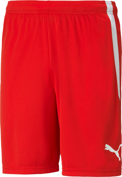 Puma - Teamliga Shorts Jr - Vermelho