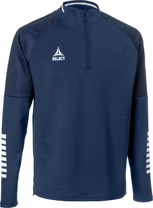 Select - Monaco V24 Training Sweat Half Zip Kids - Marineblauw